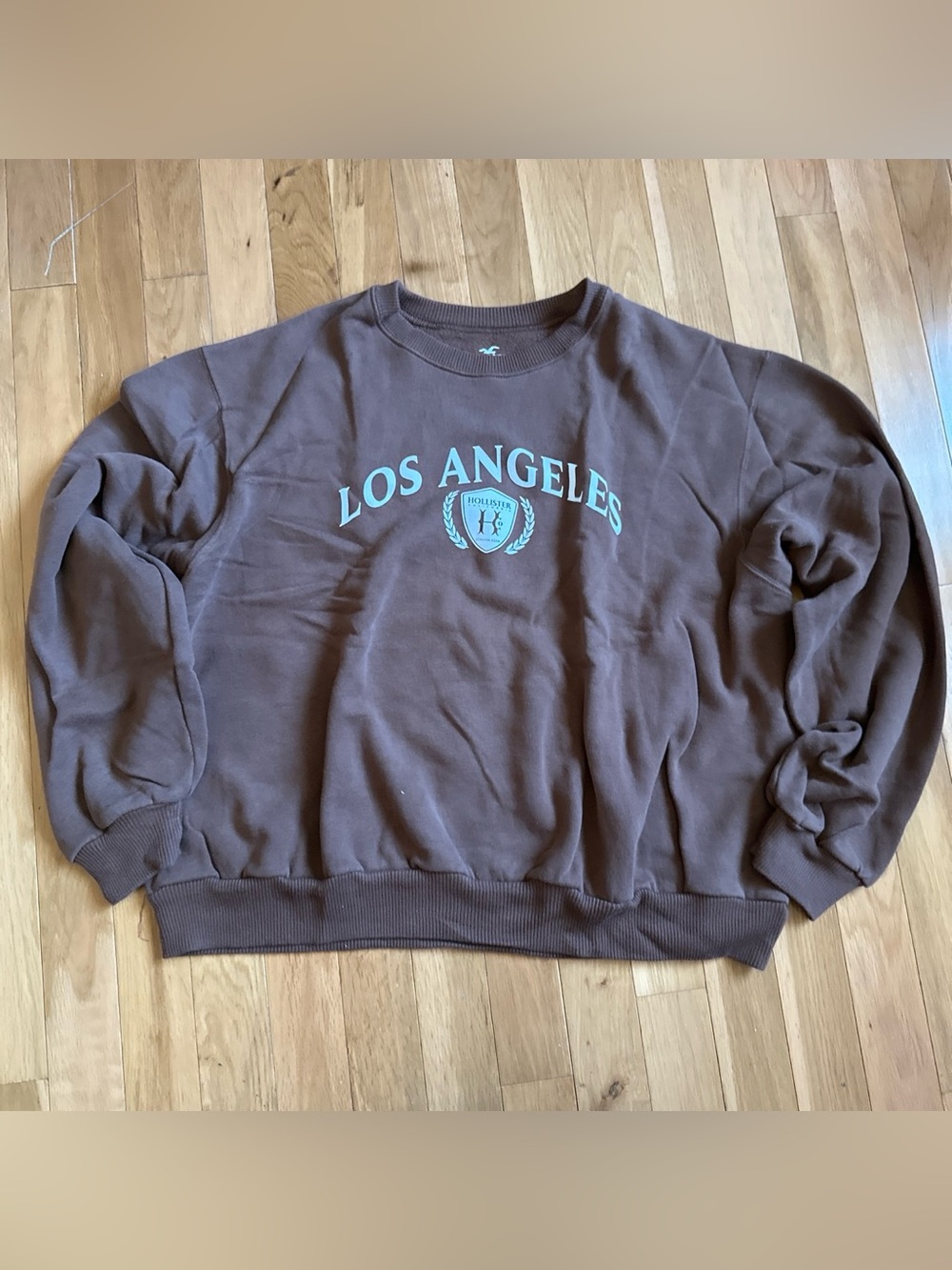 Hollister Brown 'Los Angeles' Crewneck Sweatshirt